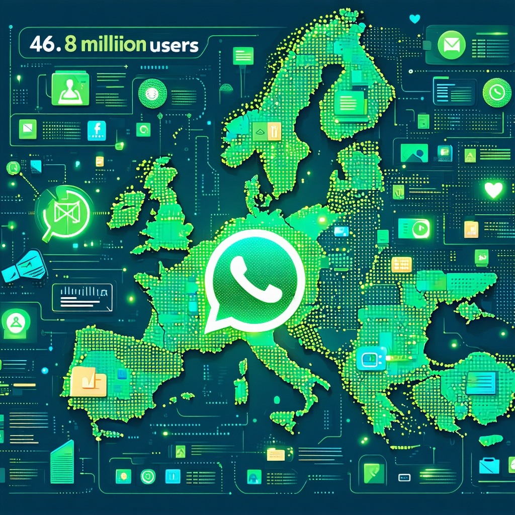 WhatsApp Channels atteint 46,8 millions d'utilisateurs en Europe